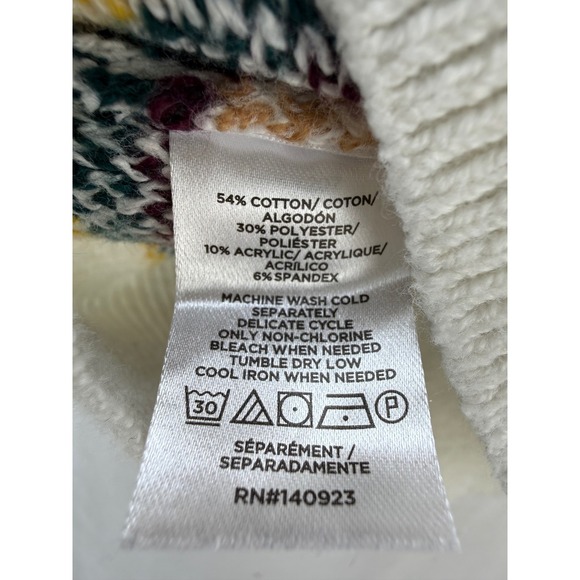 LOFT Multicolor Patterned Sweater - Picture 4 of 9